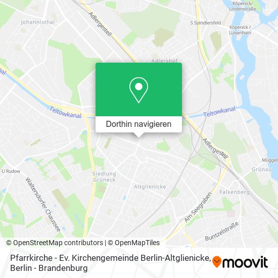 Pfarrkirche - Ev. Kirchengemeinde Berlin-Altglienicke Karte