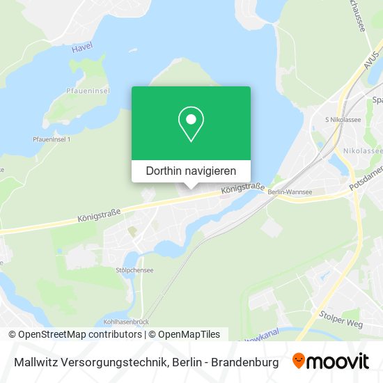 Mallwitz Versorgungstechnik Karte