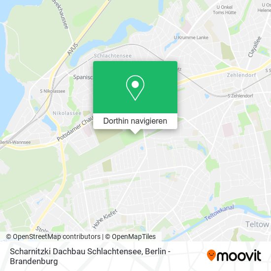 Scharnitzki Dachbau Schlachtensee Karte