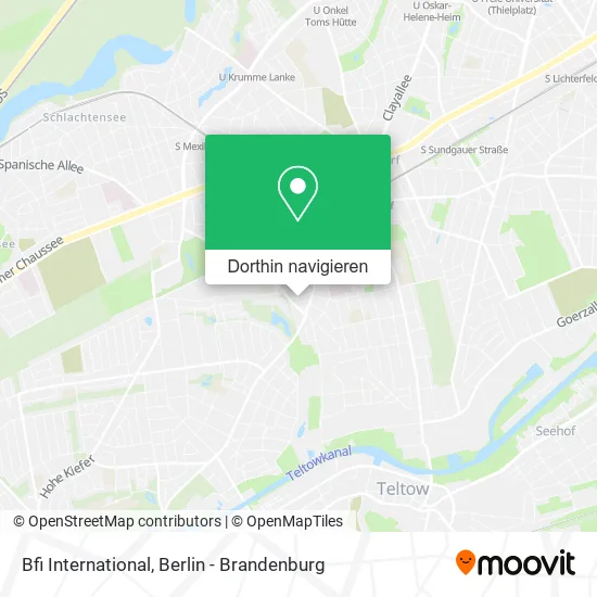 Bfi International Karte