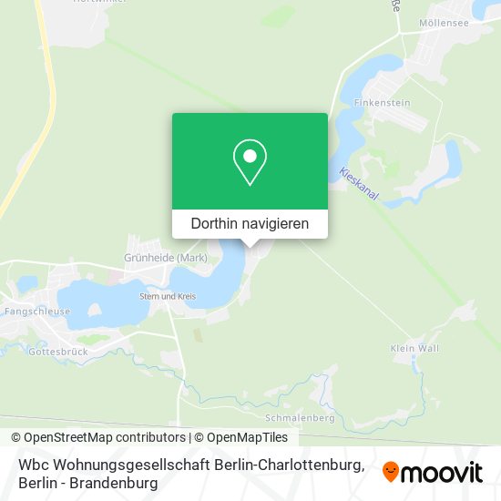 Wbc Wohnungsgesellschaft Berlin-Charlottenburg Karte