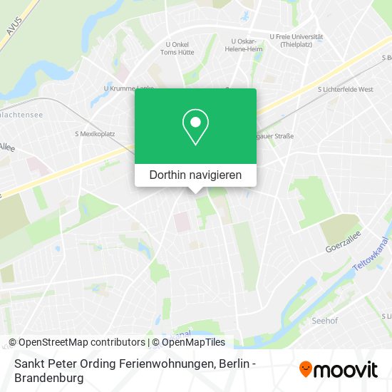 Sankt Peter Ording Ferienwohnungen Karte
