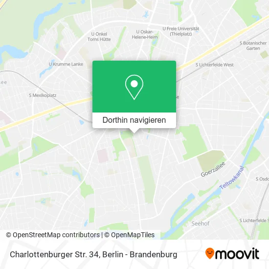 Charlottenburger Str. 34 Karte