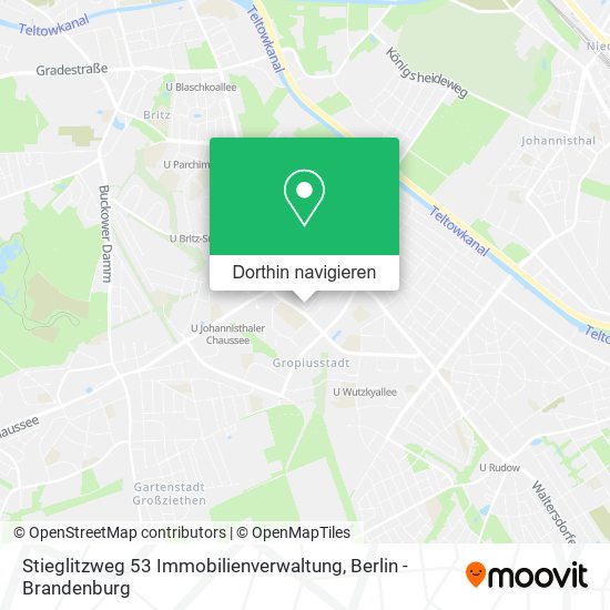 Stieglitzweg 53 Immobilienverwaltung Karte