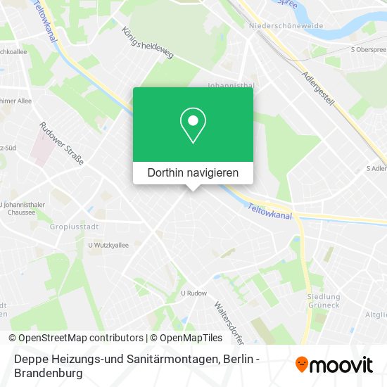 Deppe Heizungs-und Sanitärmontagen Karte