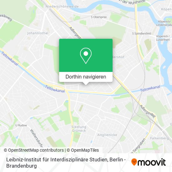 Leibniz-Institut für Interdisziplinäre Studien Karte