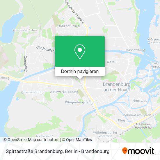Spittastraße Brandenburg Karte