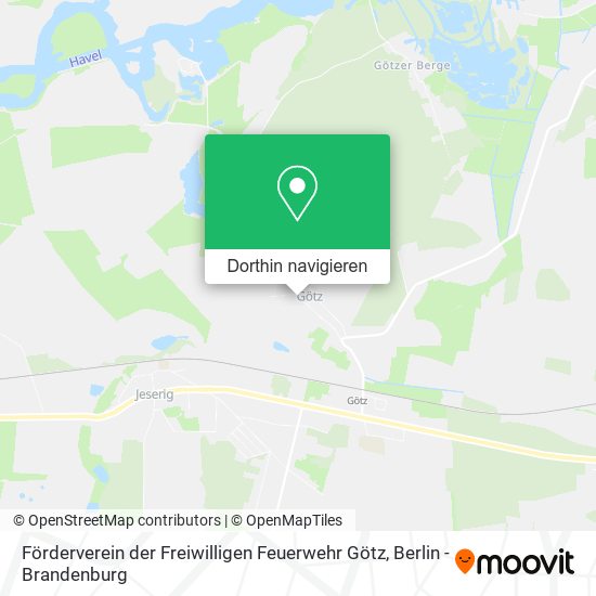 Förderverein der Freiwilligen Feuerwehr Götz Karte