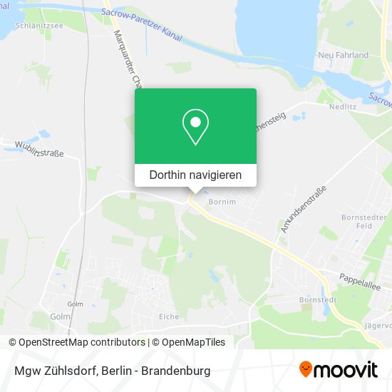 Mgw Zühlsdorf Karte