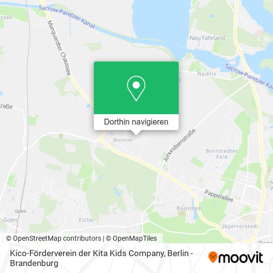 Kico-Förderverein der Kita Kids Company Karte