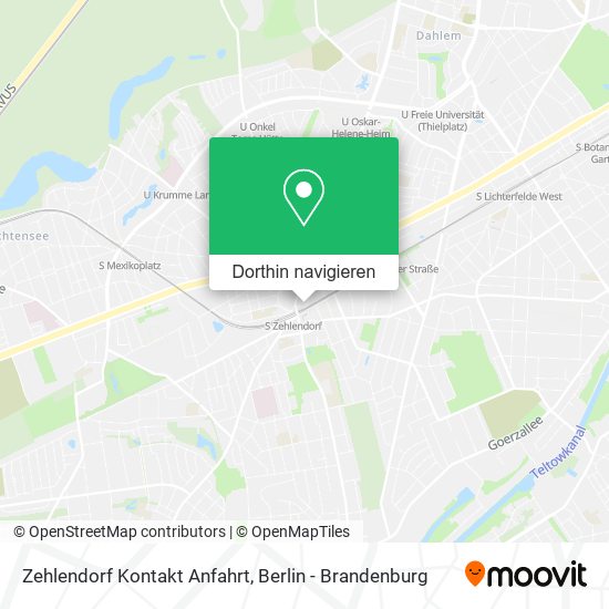 Zehlendorf Kontakt Anfahrt Karte