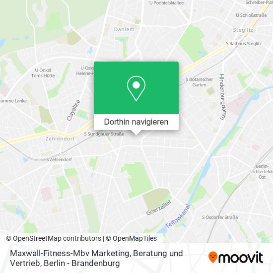 Maxwall-Fitness-Mbv Marketing, Beratung und Vertrieb Karte