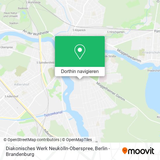 Diakonisches Werk Neukölln-Oberspree Karte