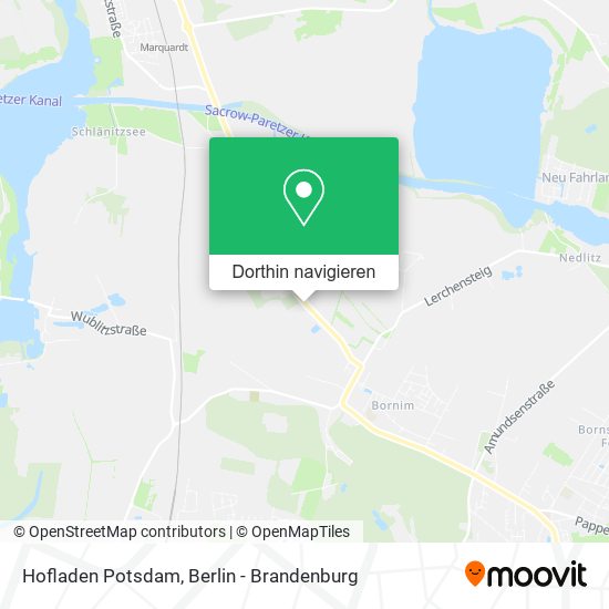 Hofladen Potsdam Karte