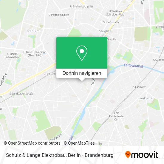 Schulz & Lange Elektrobau Karte