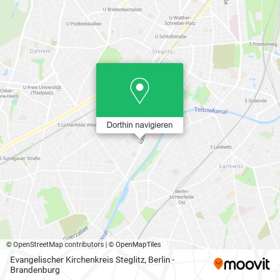 Evangelischer Kirchenkreis Steglitz Karte