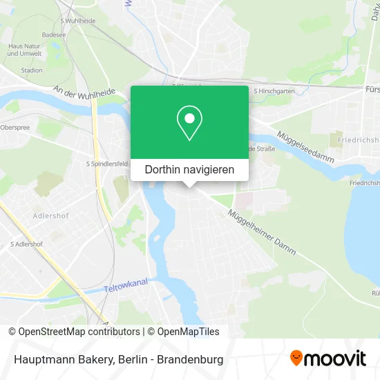 Hauptmann Bakery Karte