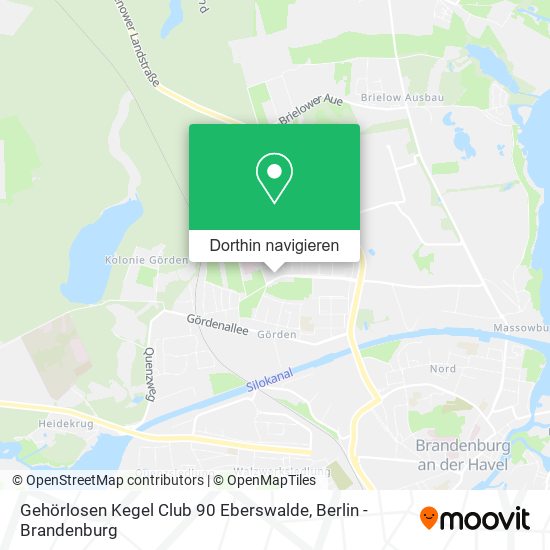 Gehörlosen Kegel Club 90 Eberswalde Karte