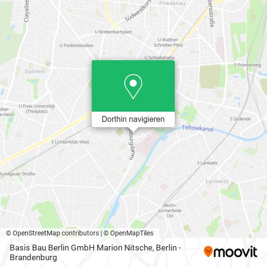 Basis Bau Berlin GmbH Marion Nitsche Karte