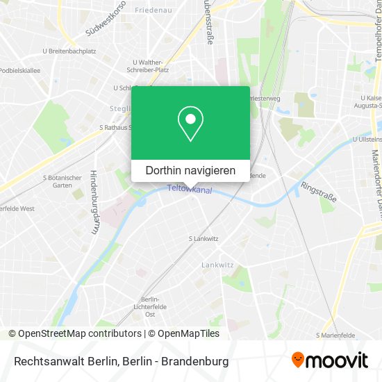 Rechtsanwalt Berlin Karte