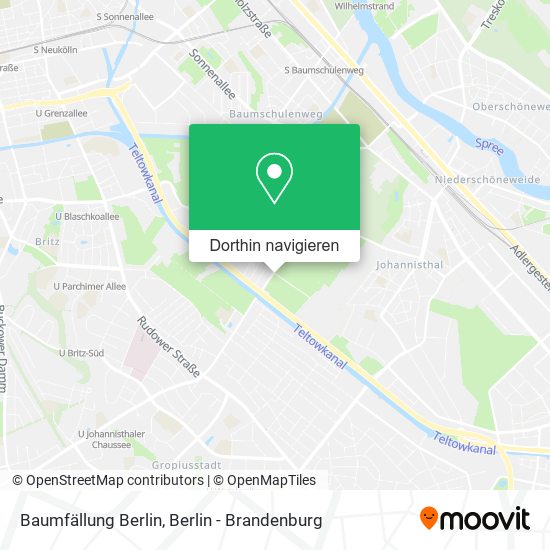 Baumfällung Berlin Karte