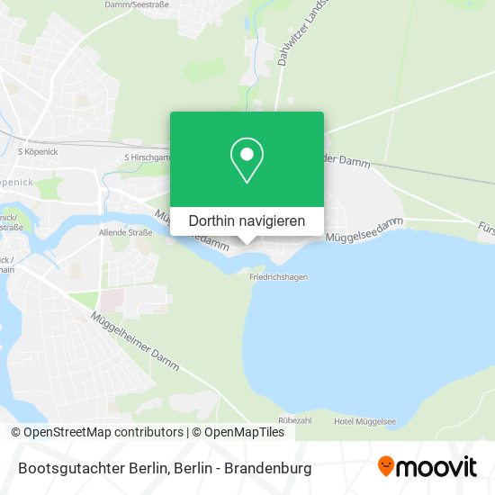 Bootsgutachter Berlin Karte