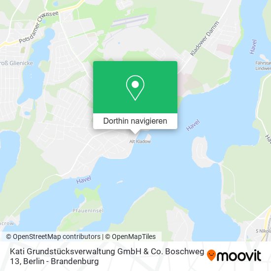 Kati Grundstücksverwaltung GmbH & Co. Boschweg 13 Karte