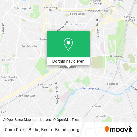 Chiro Praxis Berlin Karte