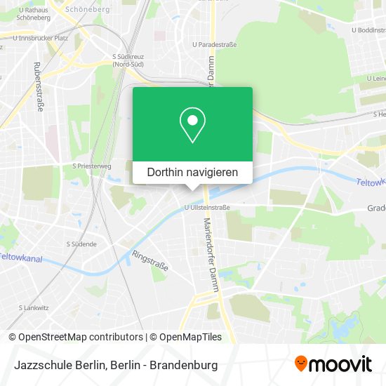Jazzschule Berlin Karte