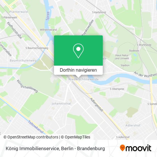 König Immobilienservice Karte