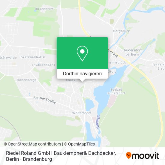 Riedel Roland GmbH Bauklempner& Dachdecker Karte