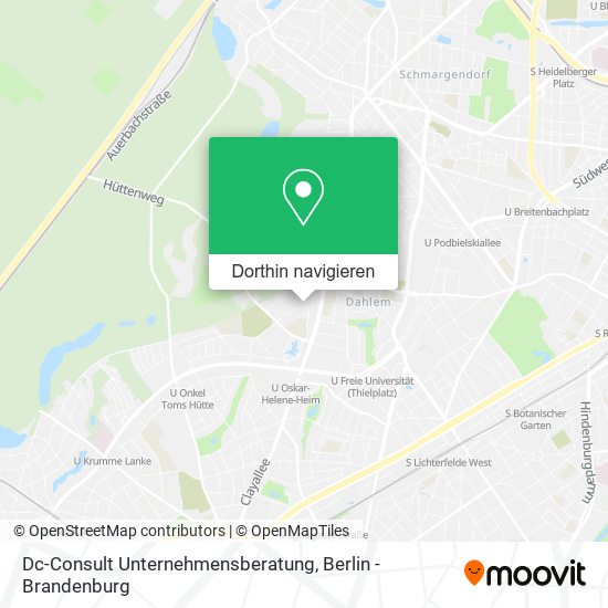 Dc-Consult Unternehmensberatung Karte