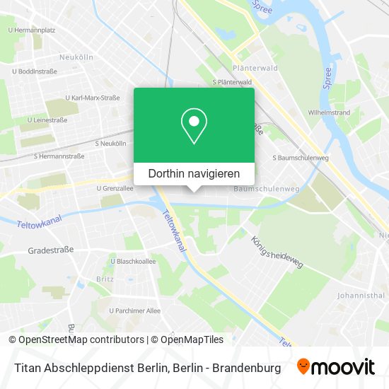Titan Abschleppdienst Berlin Karte