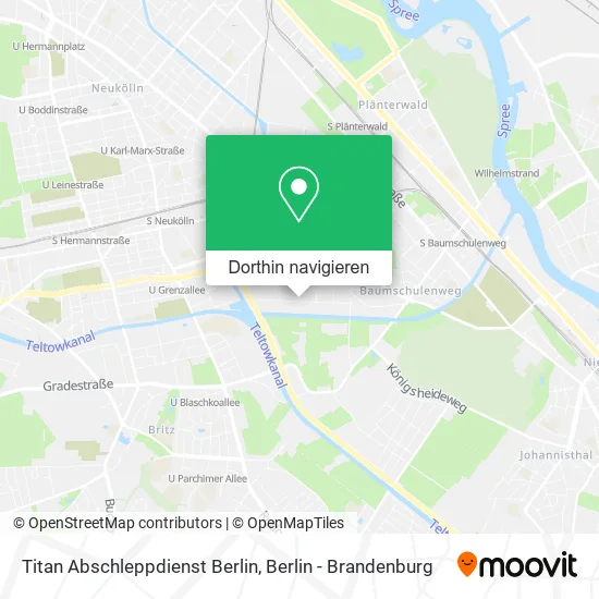 Titan Abschleppdienst Berlin Karte