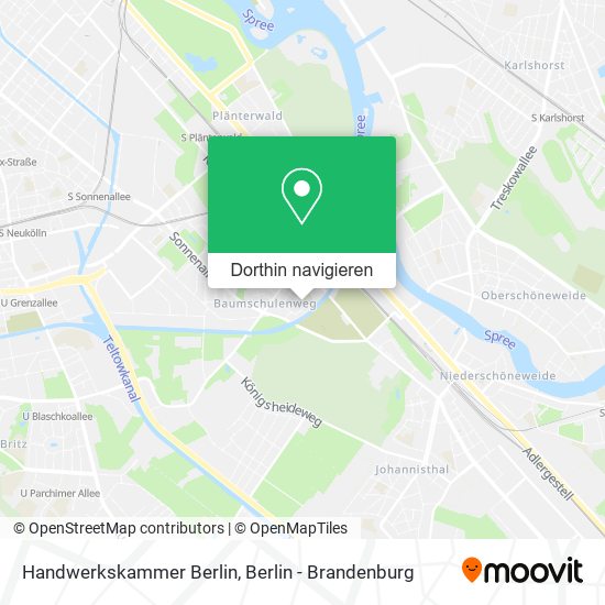 Handwerkskammer Berlin Karte
