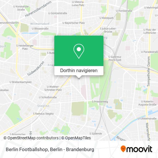 Berlin Footballshop Karte