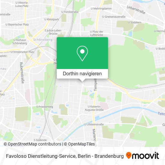 Favoloso Dienstleitung-Service Karte