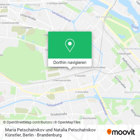 Maria Petschatnikov und Natalia Petschatnikov Künstler Karte