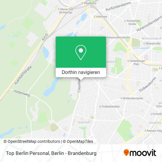 Top Berlin Personal Karte