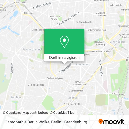 Osteopathie Berlin Wolke Karte