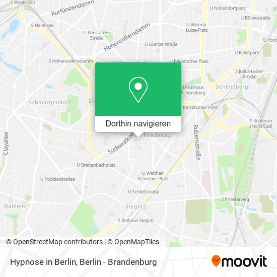 Hypnose in Berlin Karte