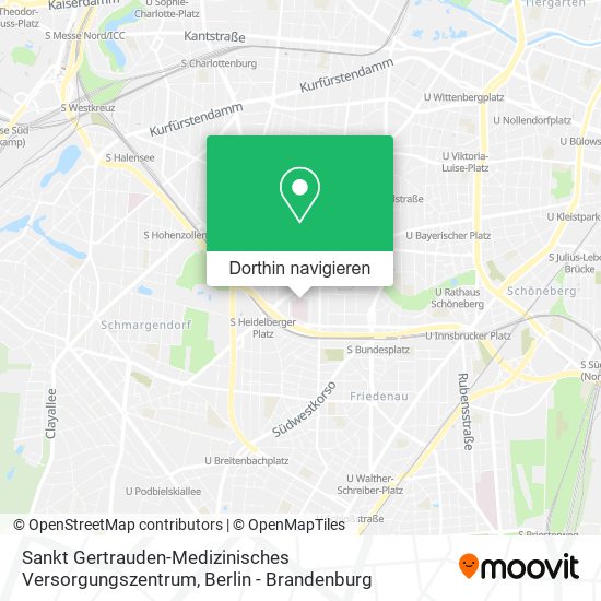 Sankt Gertrauden-Medizinisches Versorgungszentrum Karte