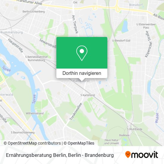 Ernährungsberatung Berlin Karte