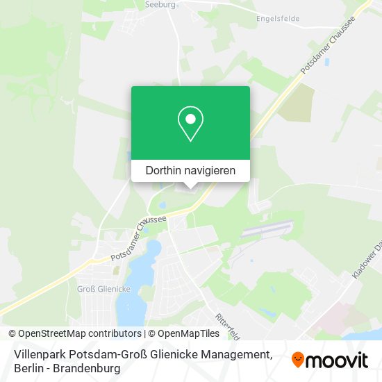 Villenpark Potsdam-Groß Glienicke Management Karte