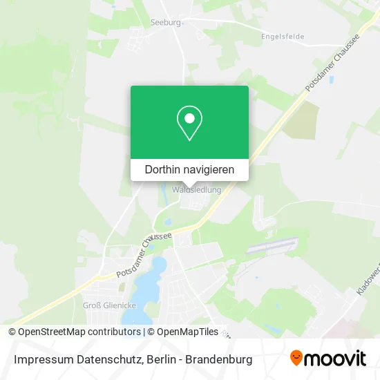 Impressum Datenschutz Karte