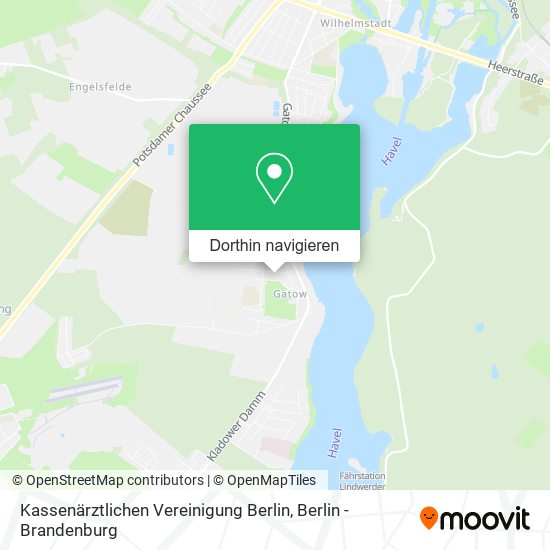 Kassenärztlichen Vereinigung Berlin Karte