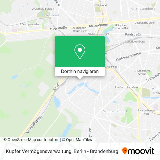 Kupfer Vermögensverwaltung Karte