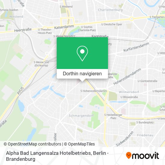 Alpha Bad Langensalza Hotelbetriebs Karte