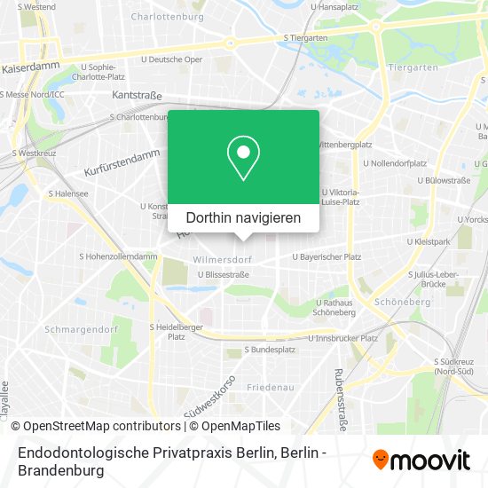 Endodontologische Privatpraxis Berlin Karte