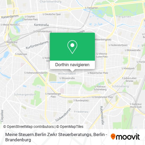 Meine Steuern.Berlin Zwkr Steuerberatungs Karte